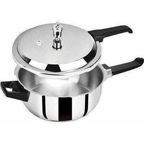 Induction Base Stainless Steel Pressure Cooker - Grab2buy