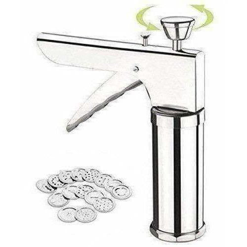 Stainless Steel Kitchen Press Maker with 12 Pieces | Grab2Buy