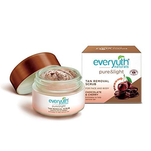 Everyuth Naturals Chocolate And Cherry Tan Removal Scrub 