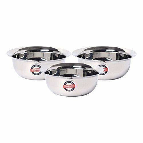 Stainless Steel Eco Bowl - Pack of 3 | Grab2Buy