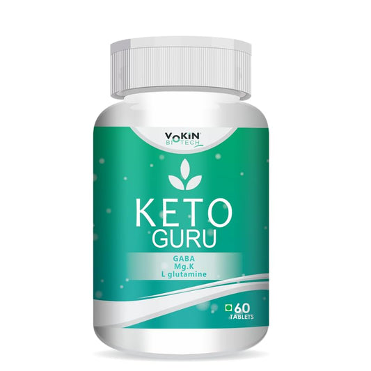 Vokin Biotech Keto Guru 60 Tablets Supplement for Weight Management, Fat Burner, Appetite Suppressant-  Grab2Buy Vokin Biotech Grab2Buy