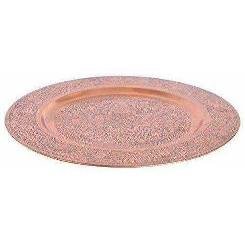 Big Size Brown Pooja Thali Pooja Work ship Plate Thali - Pooja Temple - Grab2buy
