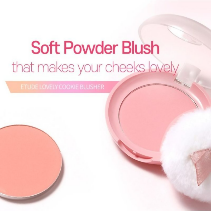 Etude House Lovely Cookie Pressed Powder Blush - Apricot Pea
