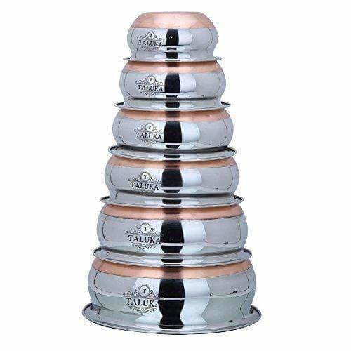 Stainless Steel Copper Bottom Handi Pot 6 Piece Set | Grab2Buy