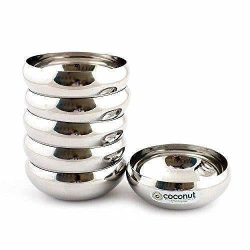 Stainless Steel Bowl - Set of 6 - Grab2buy