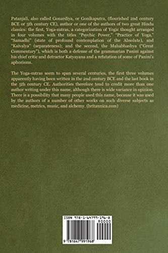 The Yoga Sutras of Patanjali: The Book of the Spiritual Man by Patanjali  Grab2Buy Generic Grab2Buy
