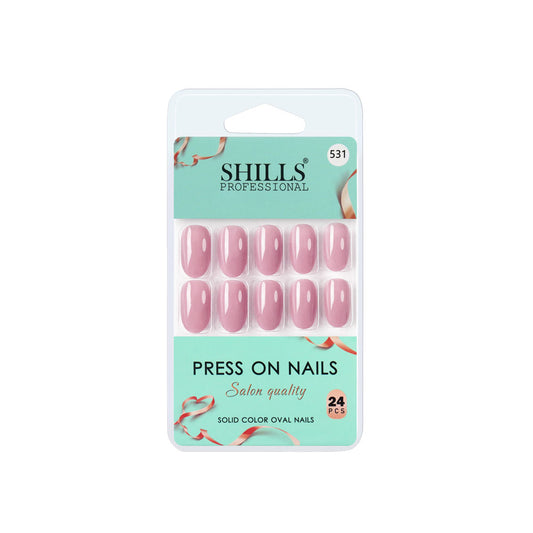 Shills Professional Reusable Press On Nails Oval - SPN531