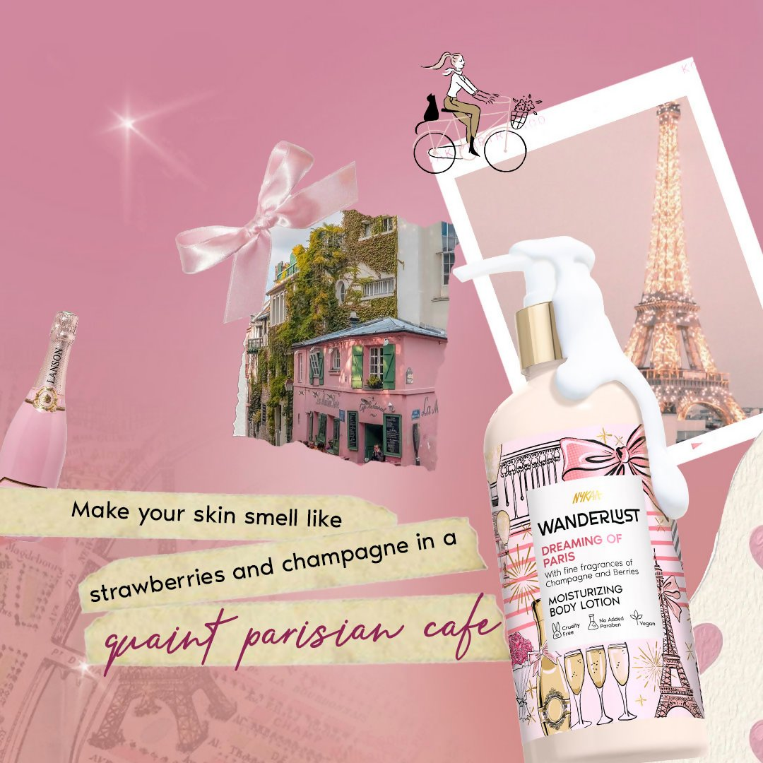 Wanderlust Dreaming of Paris Fruity Perfume Body Lotion  Grab2Buy Wanderlust Grab2Buy