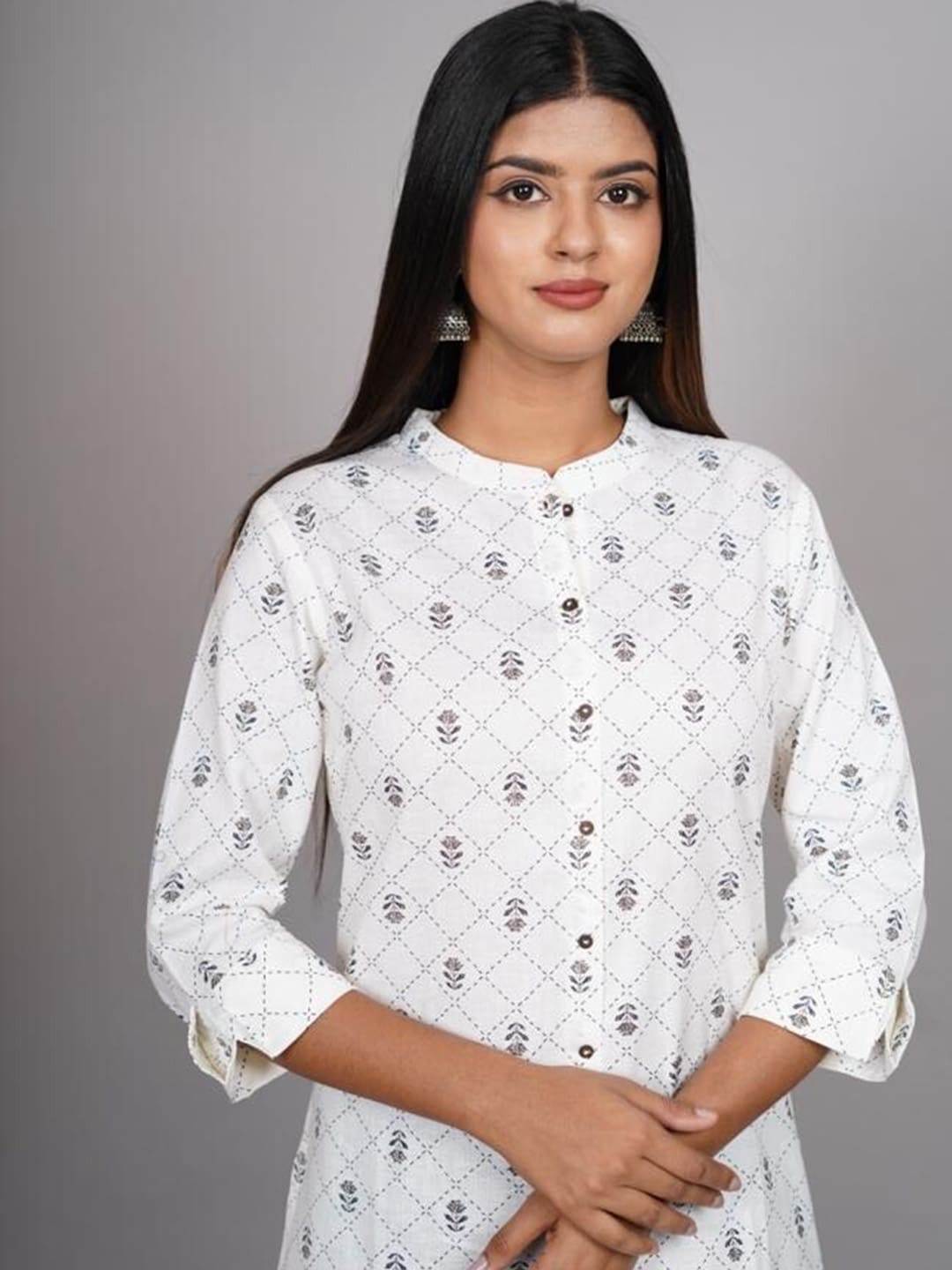 HERE&NOW Geometric Printed Kurta