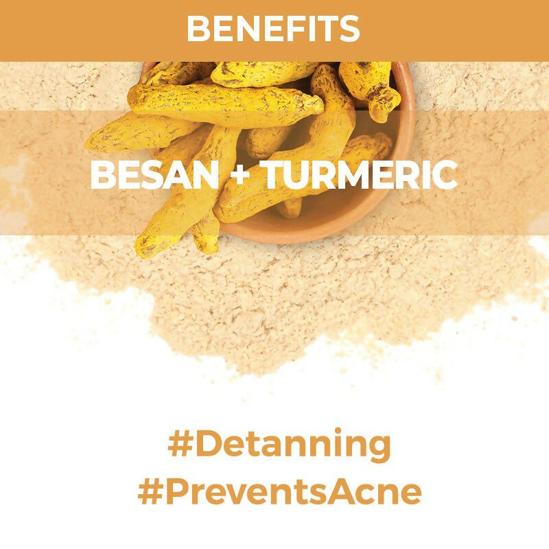 Nykaa Skin Secrets Indian Rituals Besan + Turmeric Sheet Mask For Calm & Moisturised Skin 