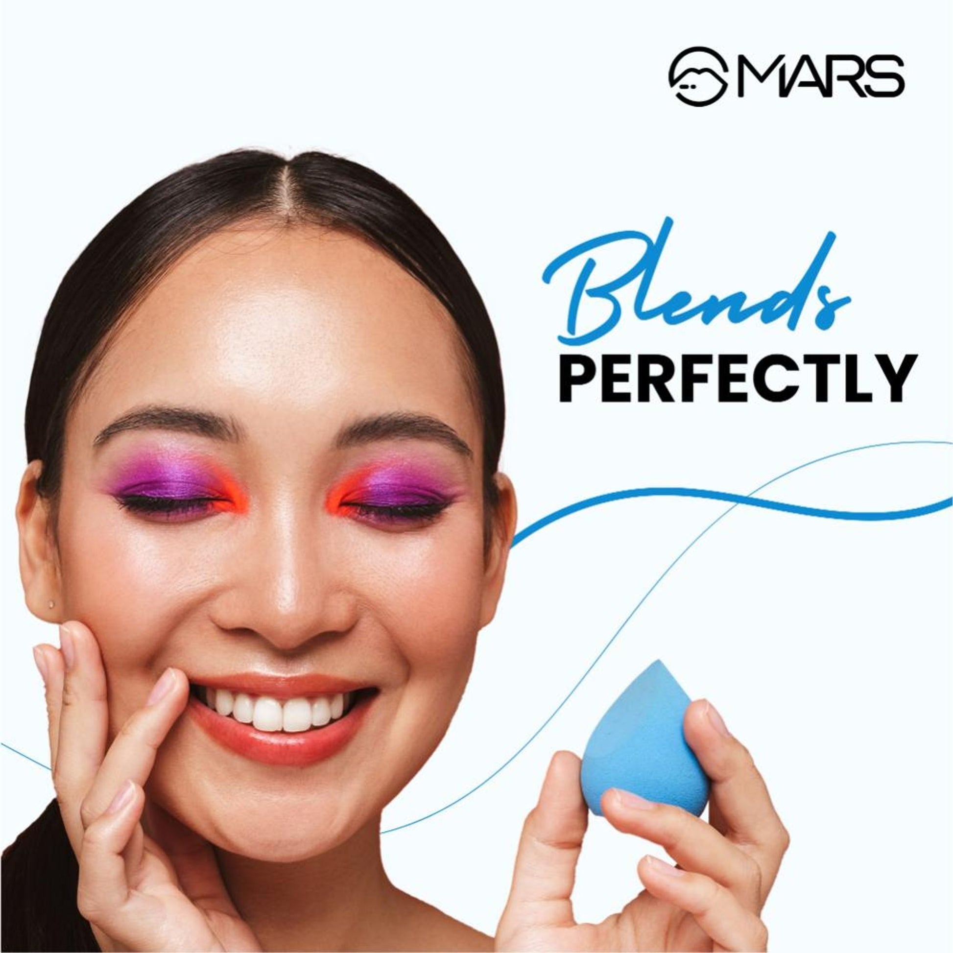 MARS Cosmetics Mini Beauty Blender For Face Makeup - Set Of 5 