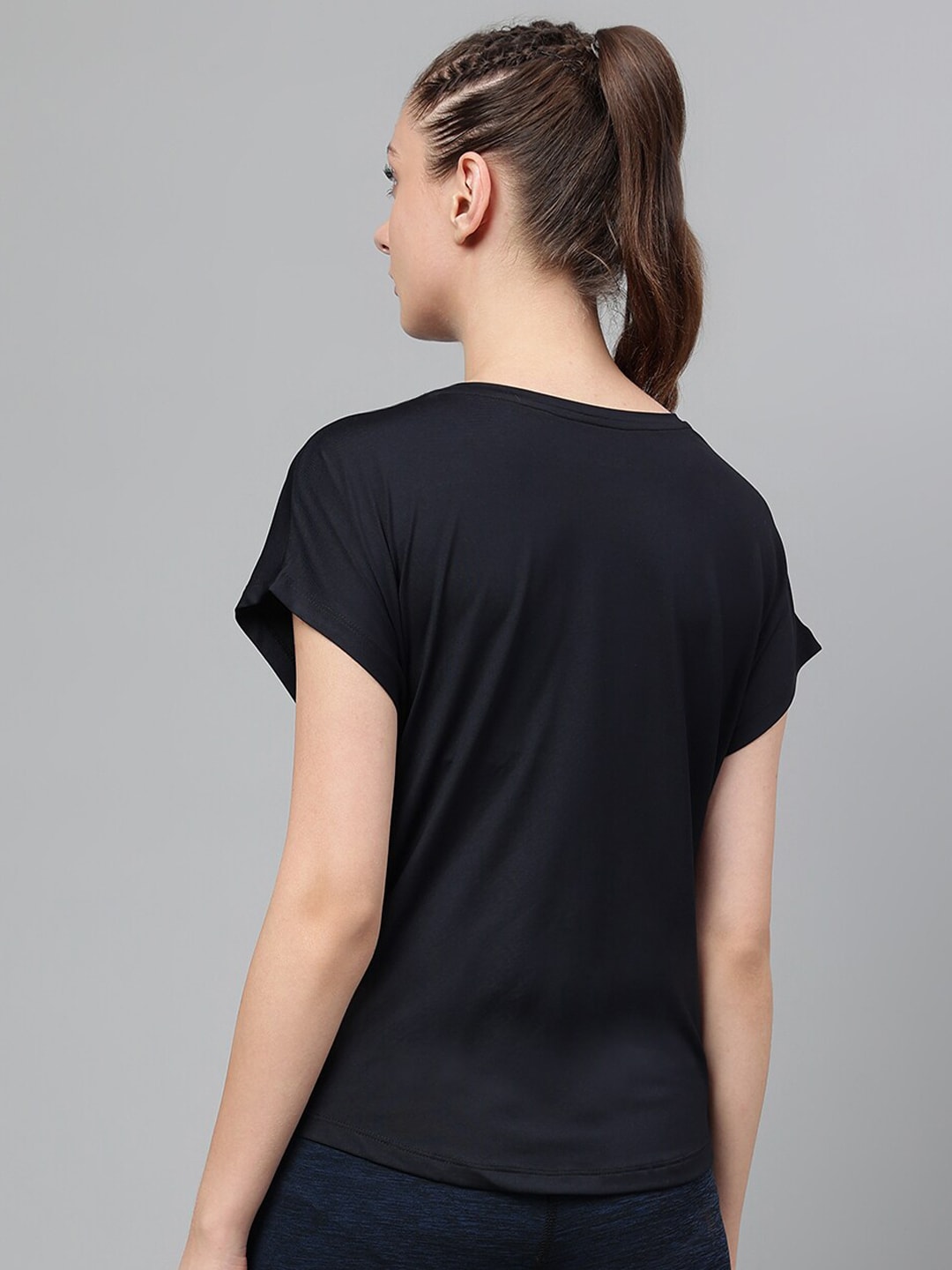 MKH Typography Printed Extended Sleeves Dri-FIT Relaxed Fit T-shirt 
