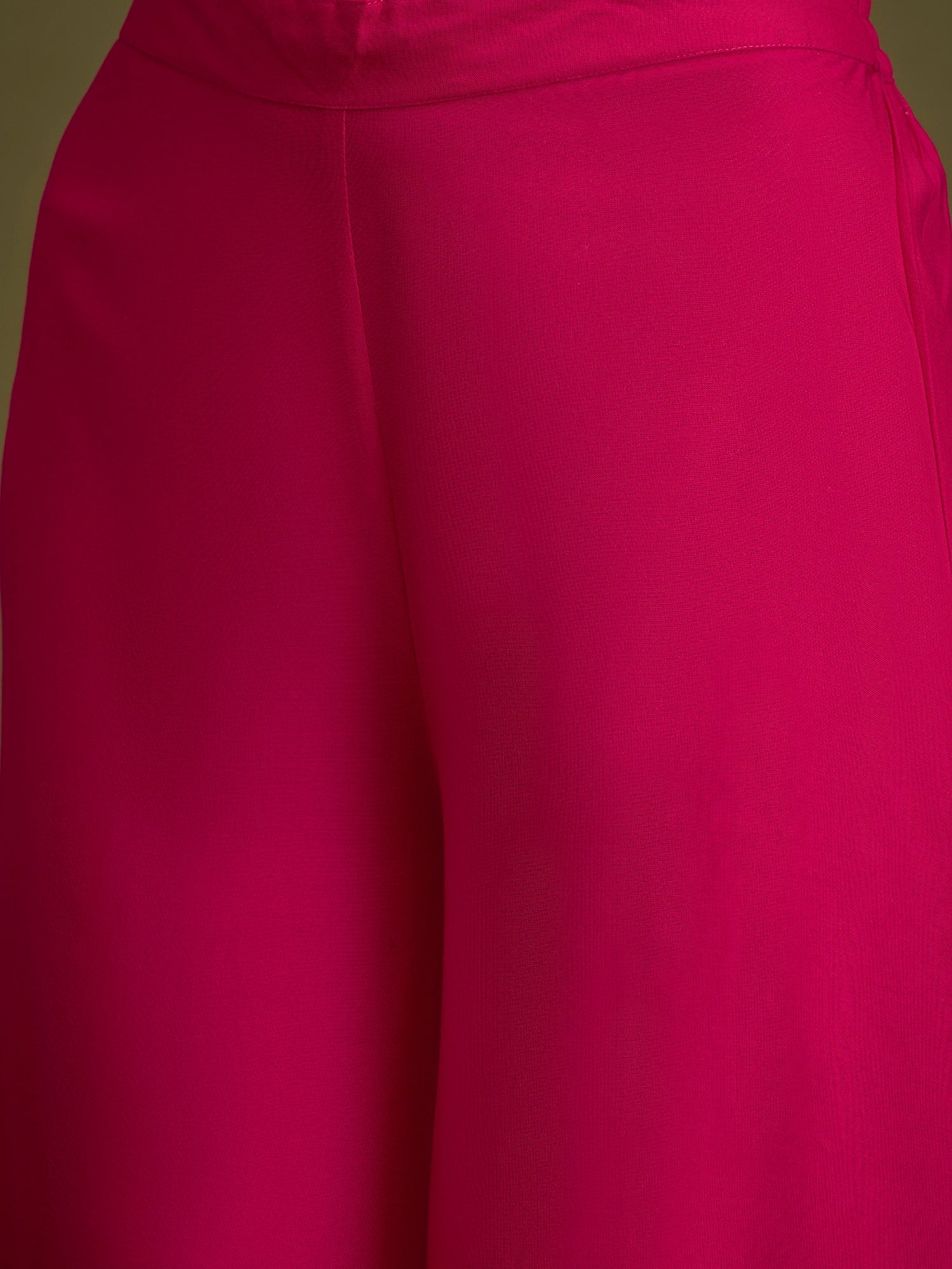 InWeave Fuchsia Angrakha Dhoti Co Ord Set 