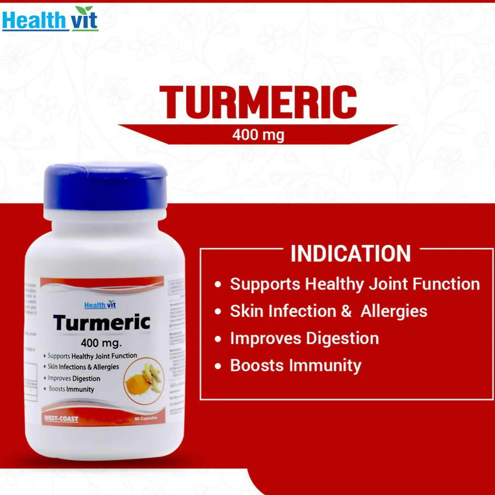 Healthvit Turmeric Capsules - Grab2buy