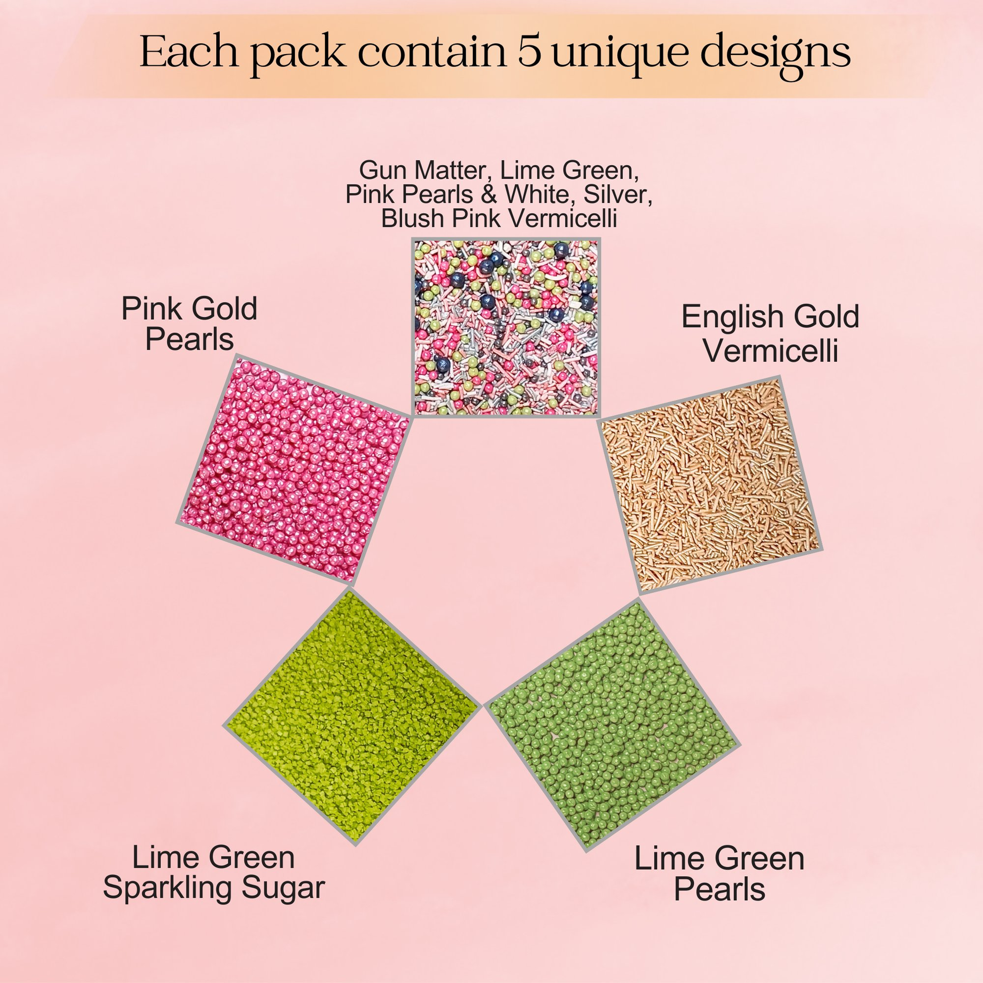 Confect Fusion Mashup Sprinkles FM Multipack 45