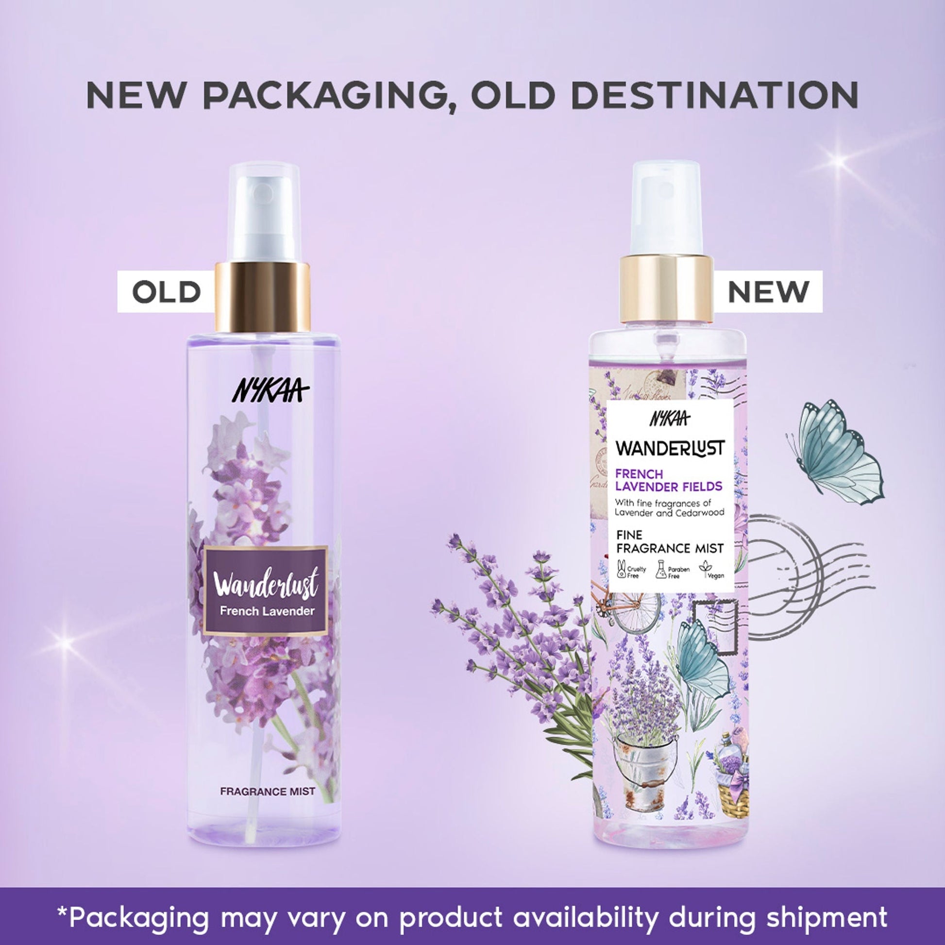 Wanderlust Fragrance Mist For Her - French Lavender  Grab2Buy Wanderlust Grab2Buy