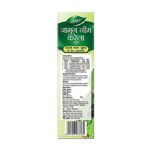 Dabur Jamun Neem Karela Juice - Grab2buy