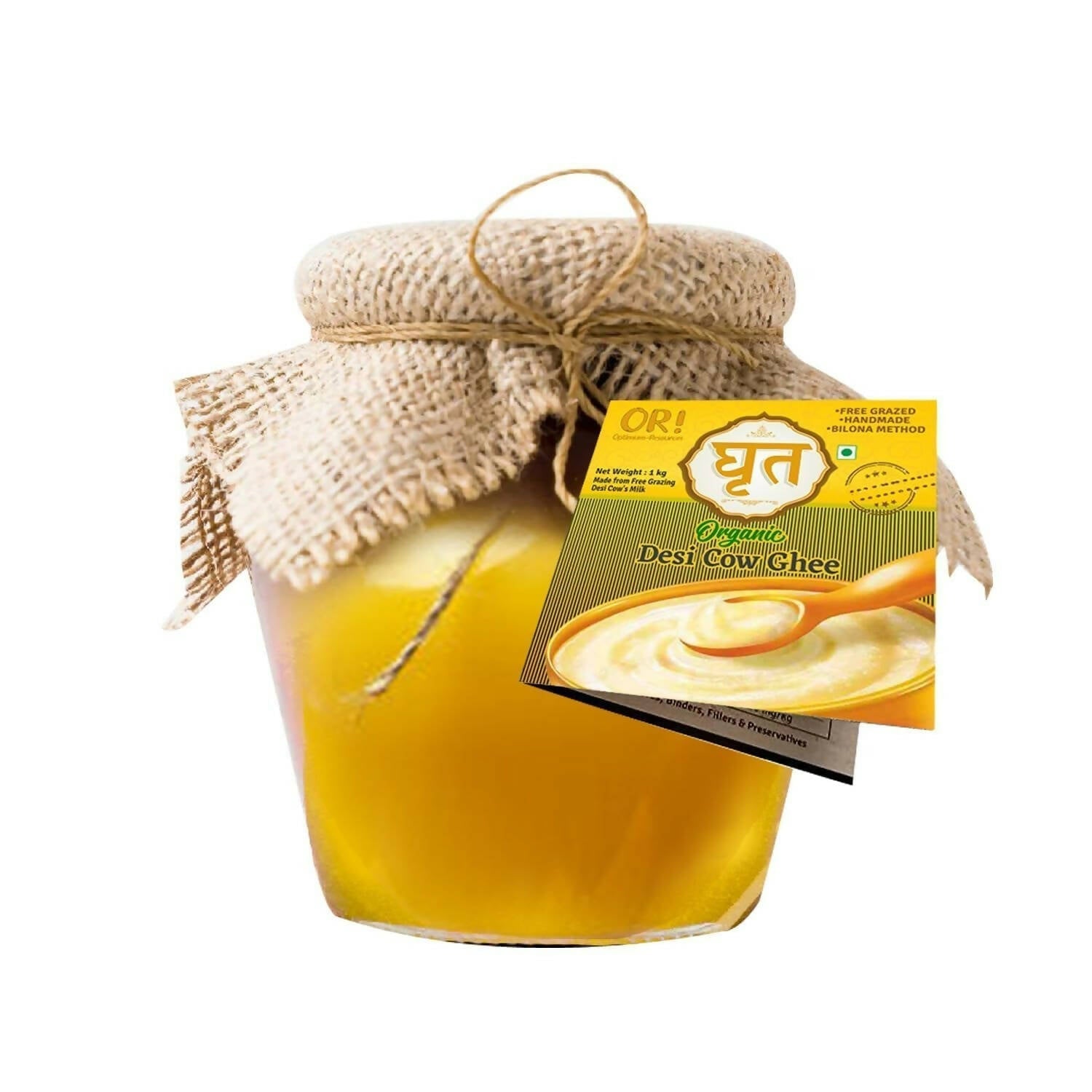 Or Optimum Resources Cow Ghee | Cow Ghee, Tradionally Hand-Cured Churned and Vedic Bilona Method | Grab2Buy
