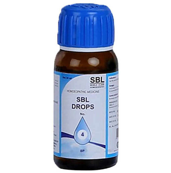 SBL Homeopathy Drops No. 4 