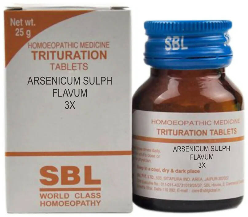 SBL Homeopathy Arsenicum Sulph Flavum Trituration Tablets 