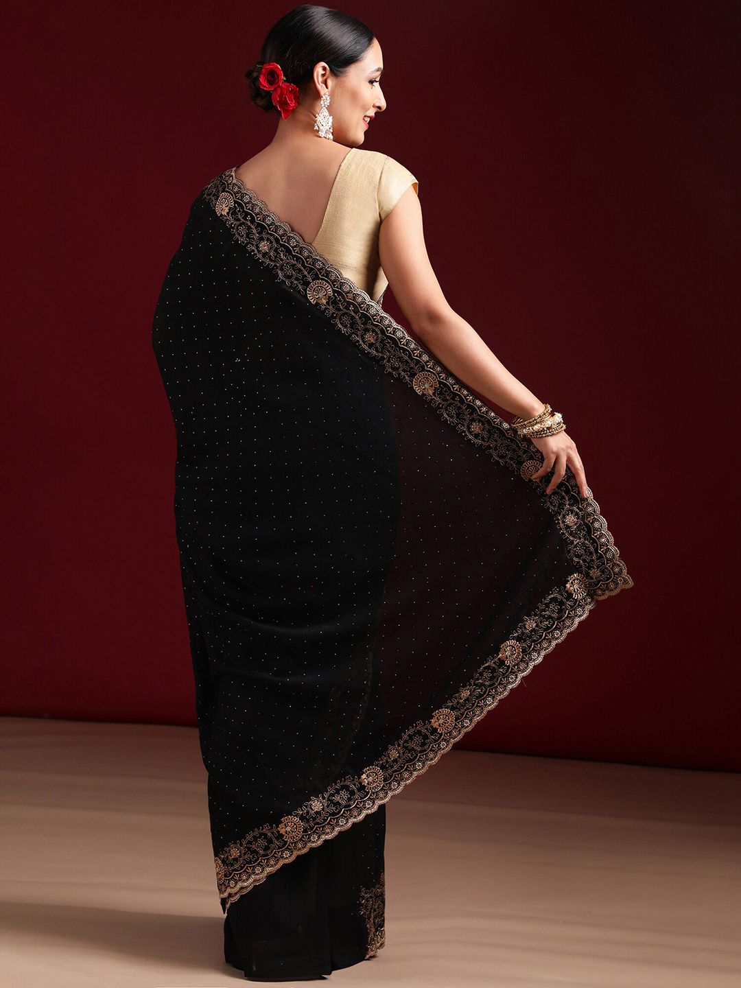 kasee Embellished Embroidered Saree