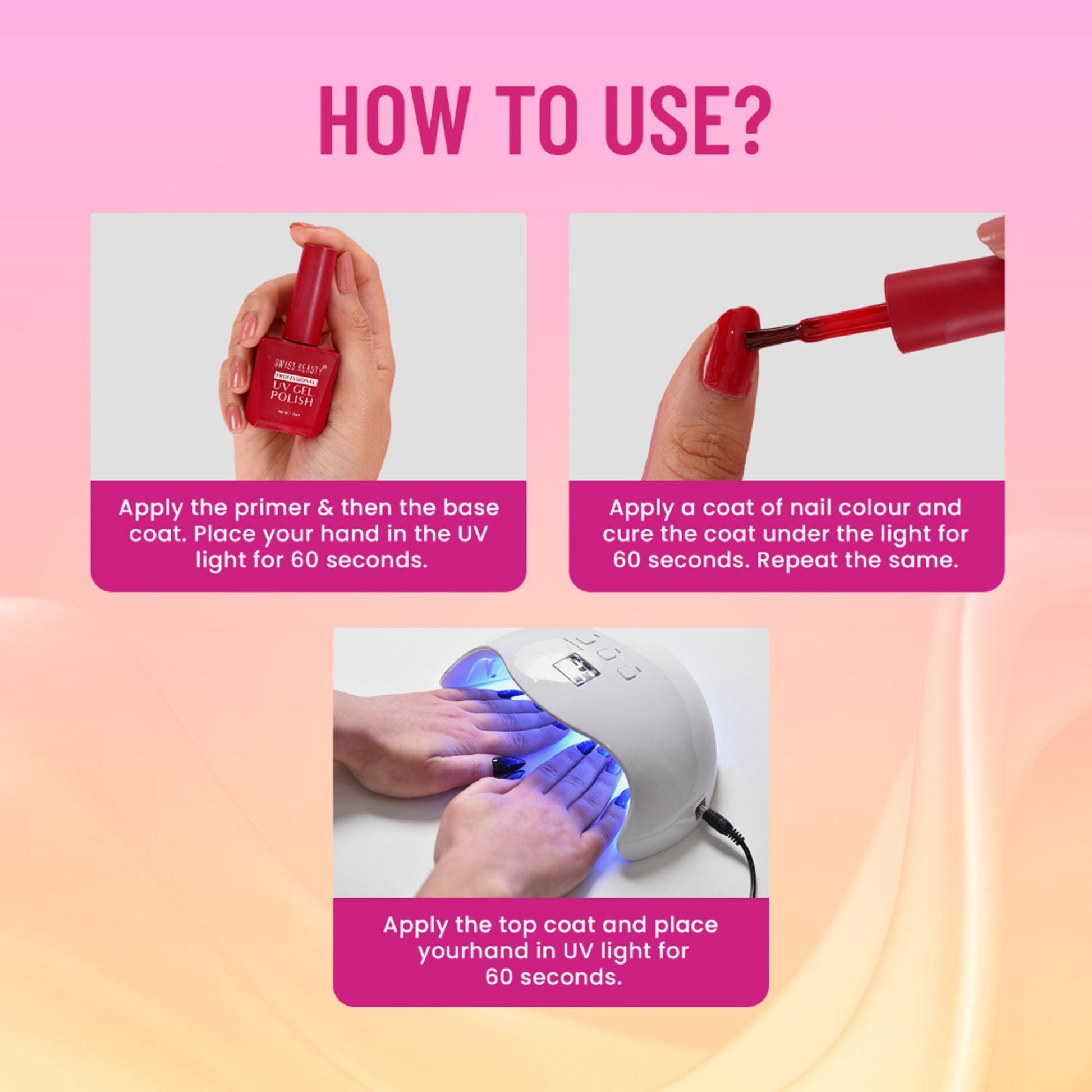Swiss Beauty Professional UV Gel Nail Polish - Shade-40