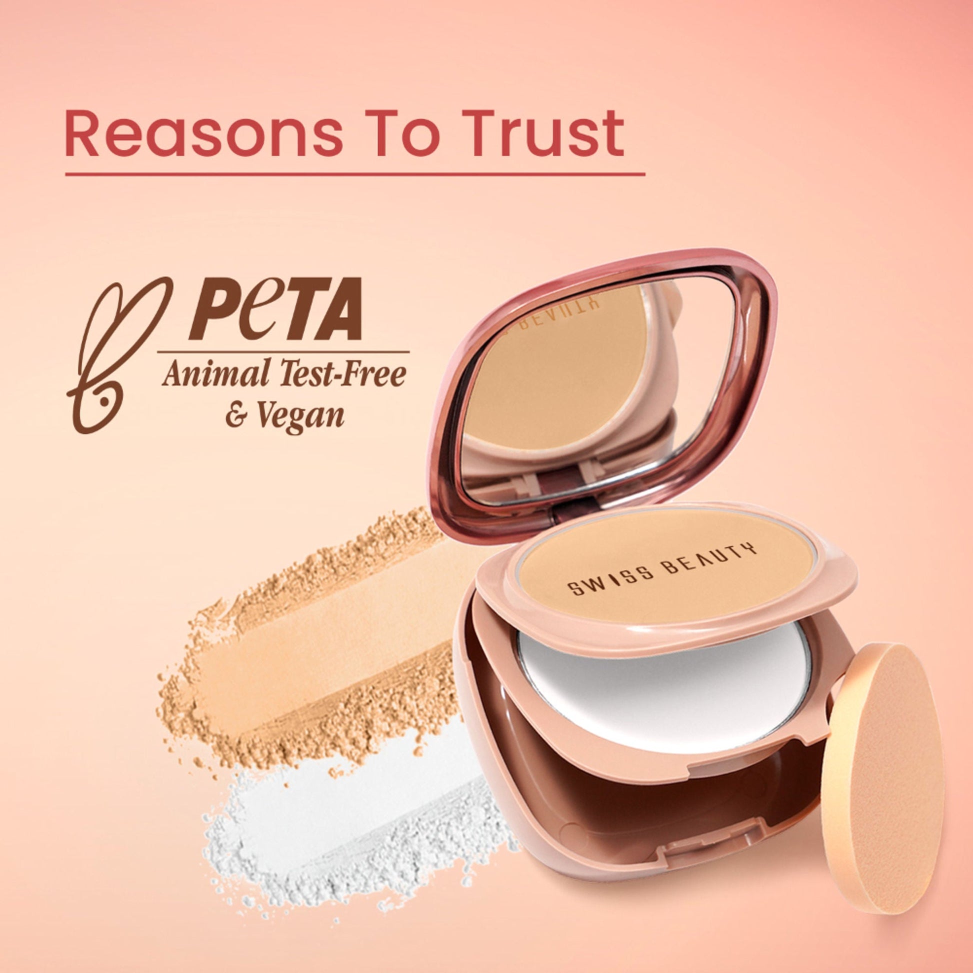 Swiss Beauty Matte & Set Duo Lightweight Compact Powder - 04 Honey and Banana