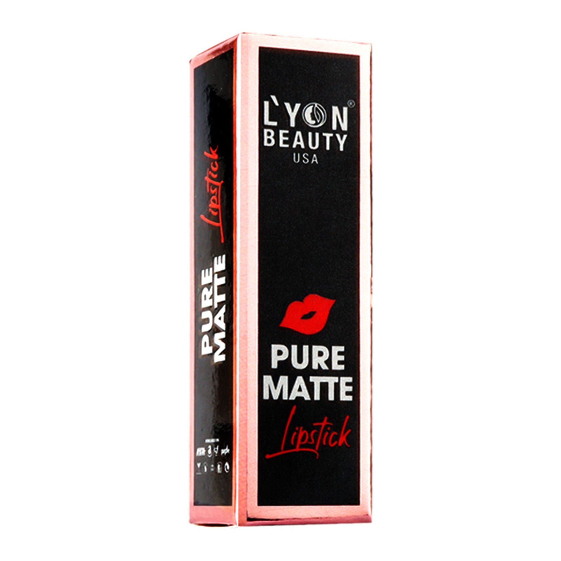 Lyon Beauty Pure Powder Matte Lipstick - 205 Lush Pink