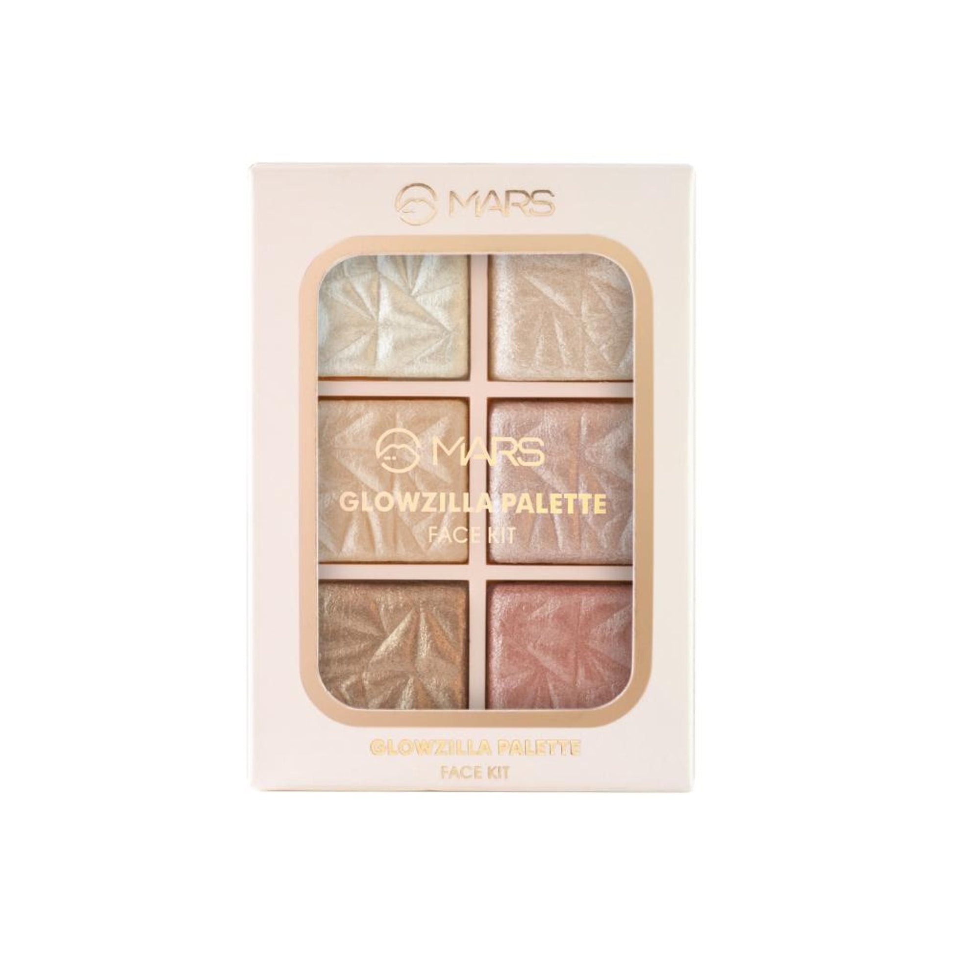 MARS Cosmetics Glowzilla 6 Shade Face Highlighter Palette - 02 