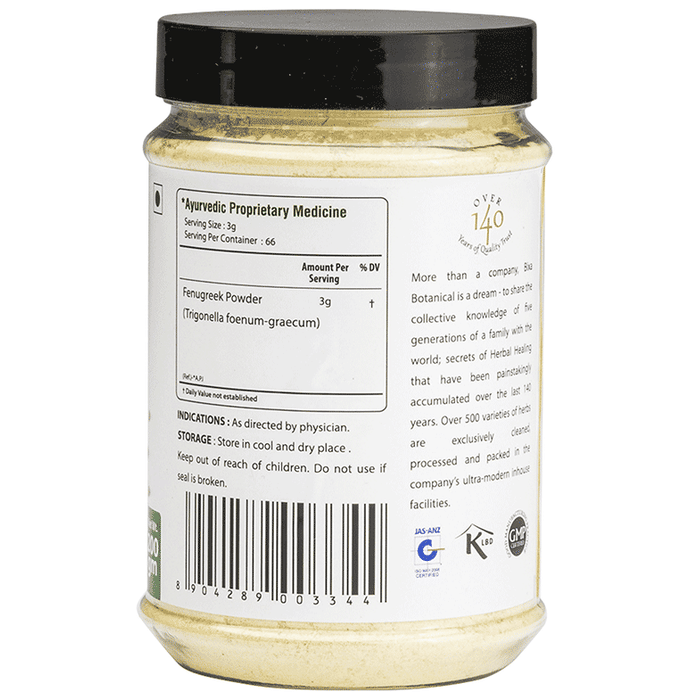 Bixa Botanical Methi Powder 