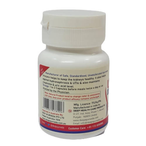 Deep Ayurveda Urocare 500mg Veg Capsules - Grab2buy