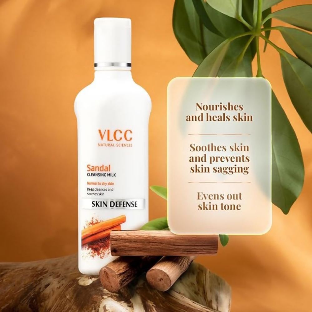 VLCC Sandal Cleansing Milk and rose water toner  Grab2Buy VLCC Grab2Buy