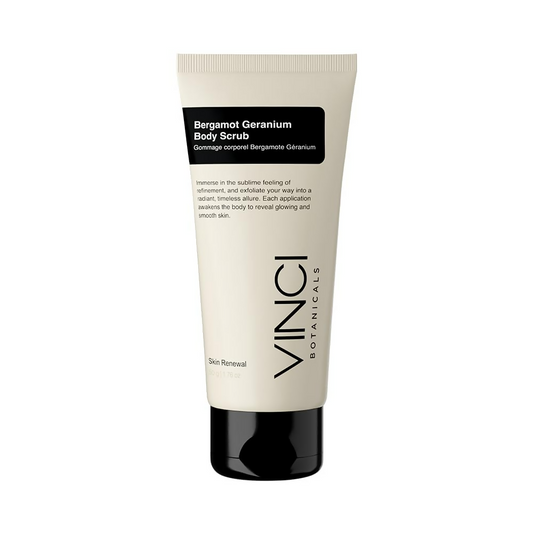 Vinci Botanicals Bergamot Geranium Body Scrub  Grab2Buy Vinci Botanicals Grab2Buy