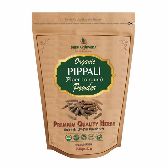 Deep Ayurveda Organic Pippali Powder 