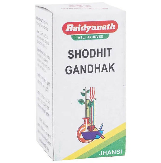 Baidyanath Jhansi Shodhit Gandhak Powder - Grab2buy