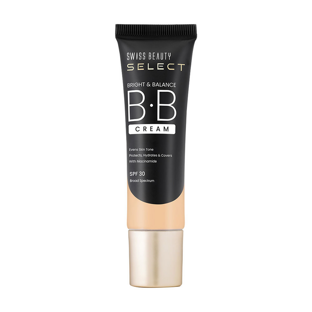 Swiss Beauty Select Bright & Balance BB Cream With Niacinamide - 5 Radiant Honey 
