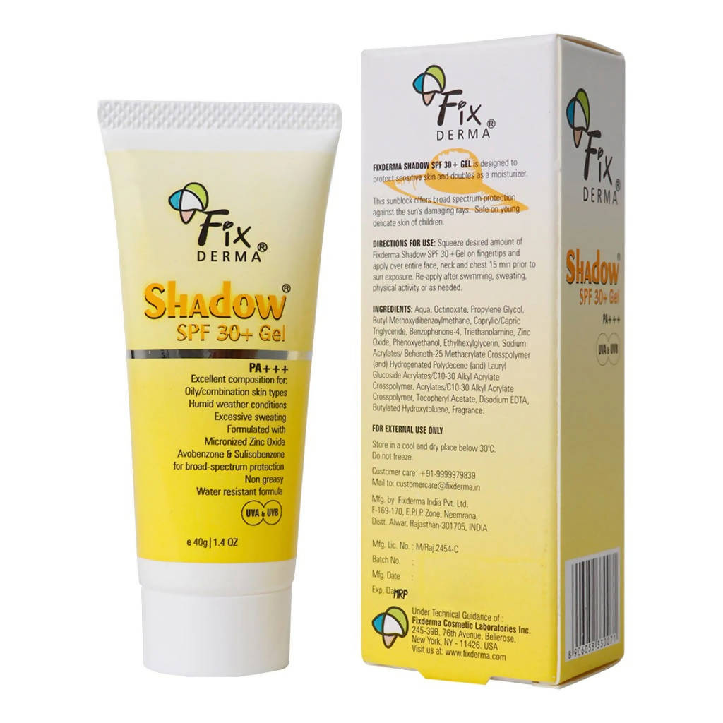 Fixderma Shadow SPF 30+ Sunscreen Gel - Grab2buy