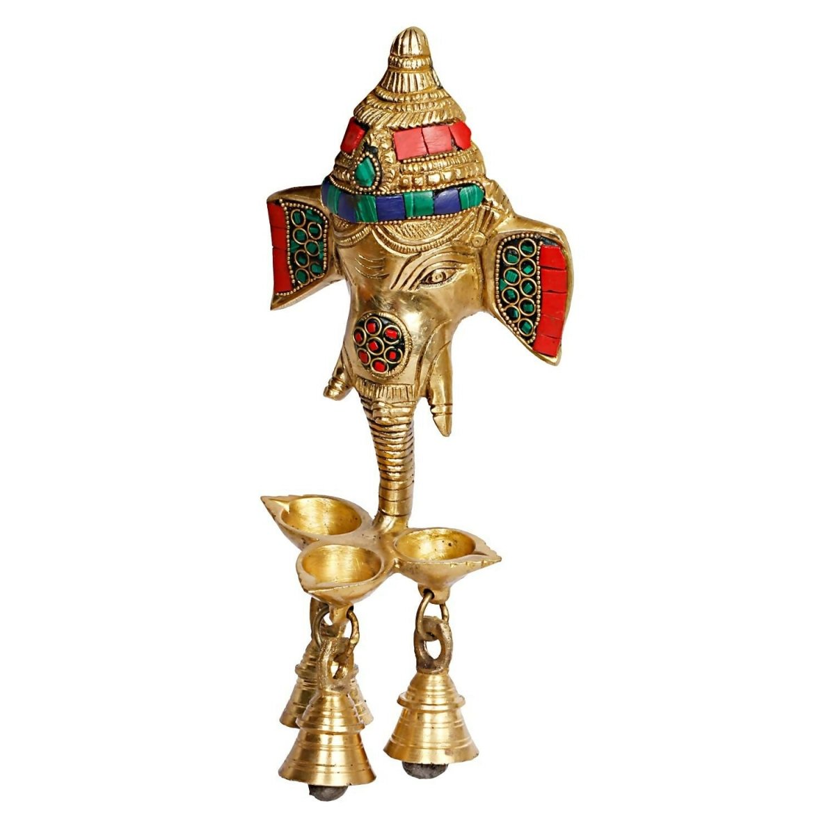 Artvarko Brass Ganesha Wall Hanging - Grab2buy