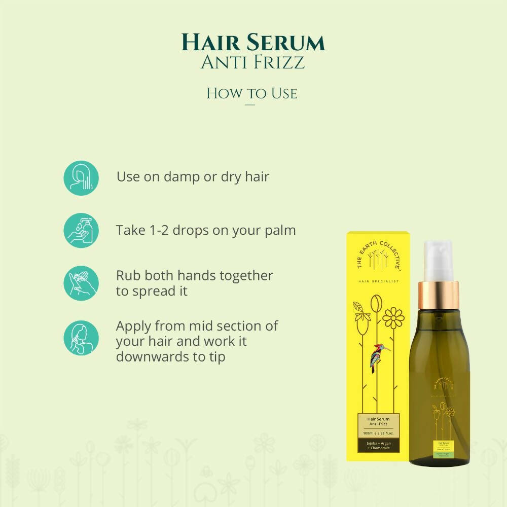 The Earth Collective Hair Serum - Anti-frizz  Grab2Buy The Earth Collective Grab2Buy