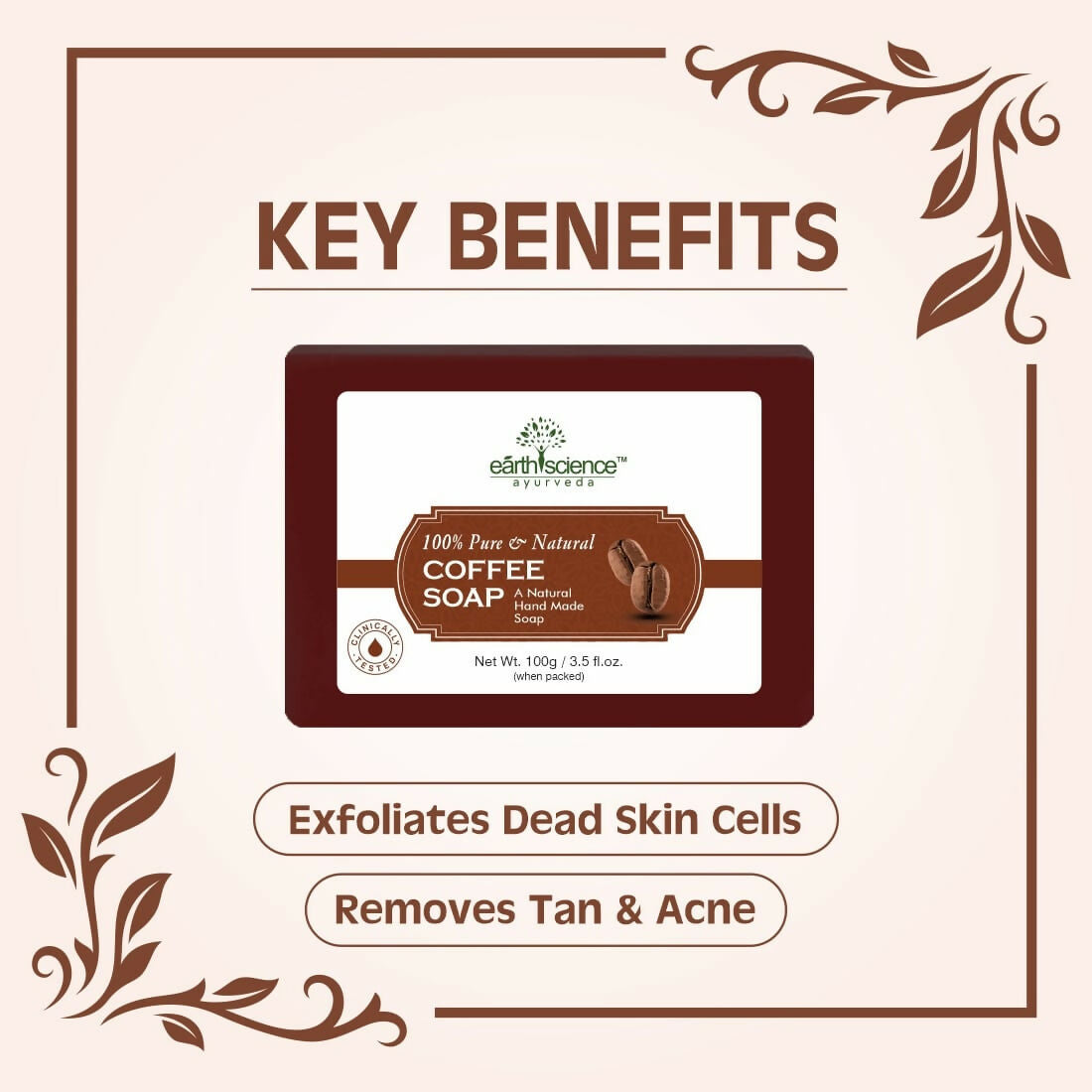 Earth Science Ayurveda Coffee Bath Soap 