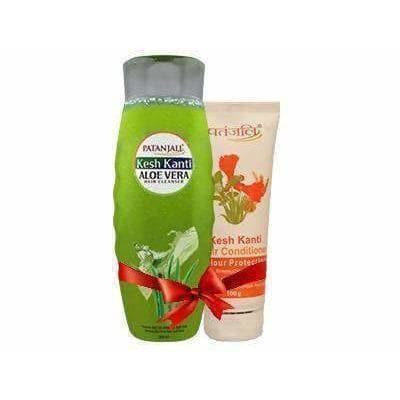 Patanjali Aloevera Shampoo & Colour Protection Conditioner Combo Pack - Grab2buy