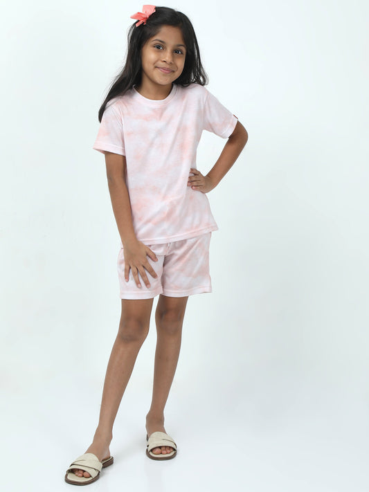 Chilins Kids Boys Girls Cotton Co-ord set Printed 