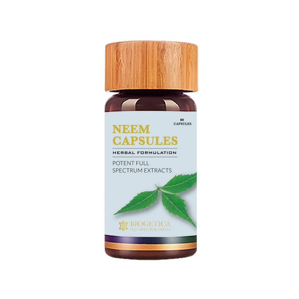 Biogetica Neem 80 Capsules  Grab2Buy Biogetica Grab2Buy