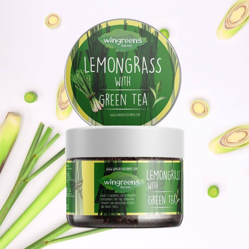 Wingreens Farms Lemongrass With Green Tea  Grab2Buy Wingreens Farms Grab2Buy