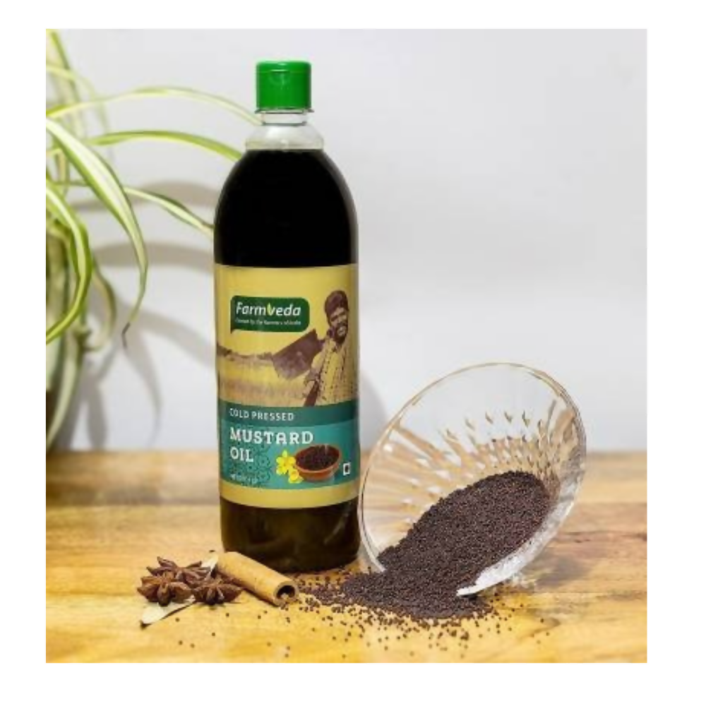 Farmveda Cold Pressed Mustard Oil - Grab2buy