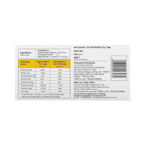 Gaia Green Tea Bags–Lemon - Grab2buy