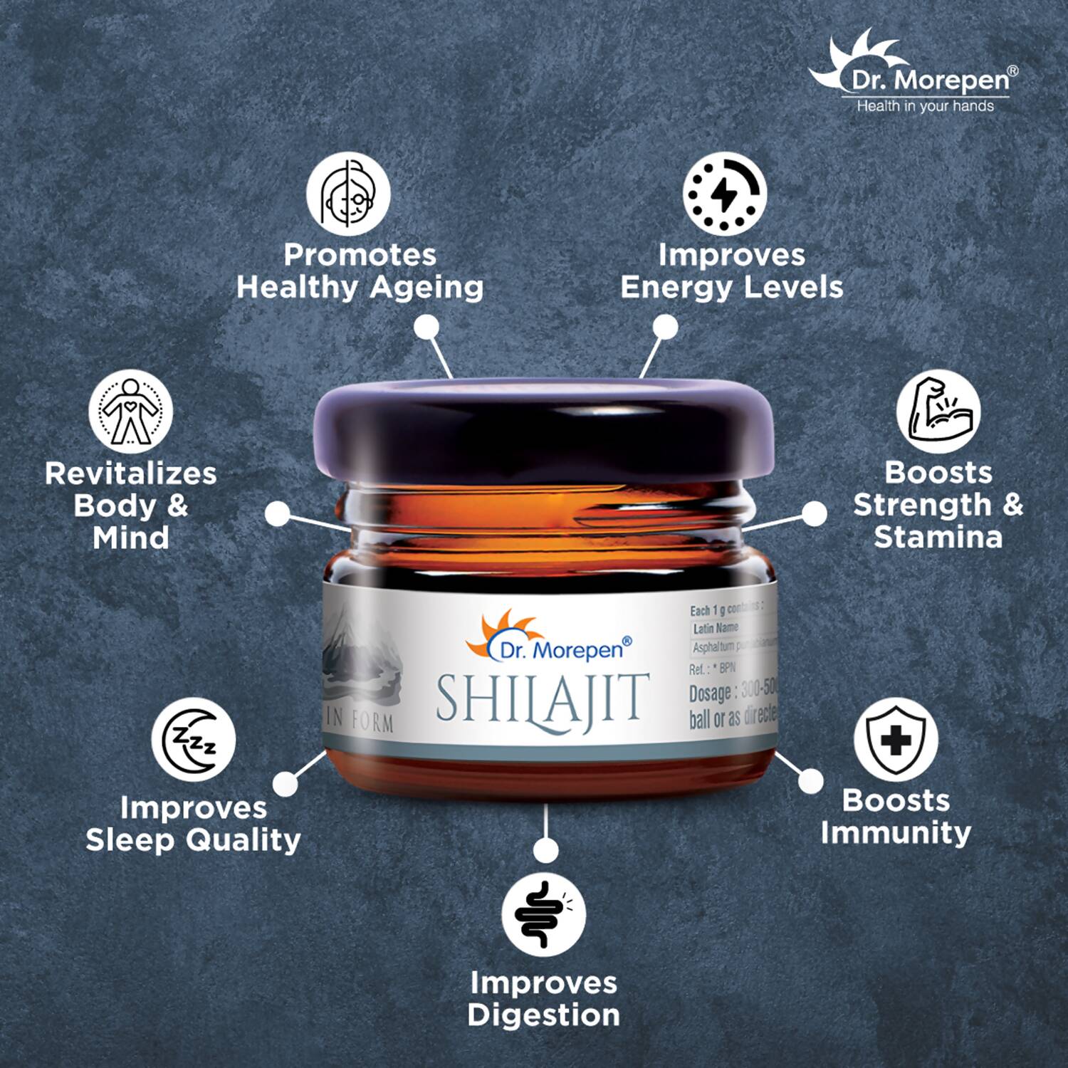 Dr. Morepen Natural & Pure SJ Resin and SJ Capsules Combo 