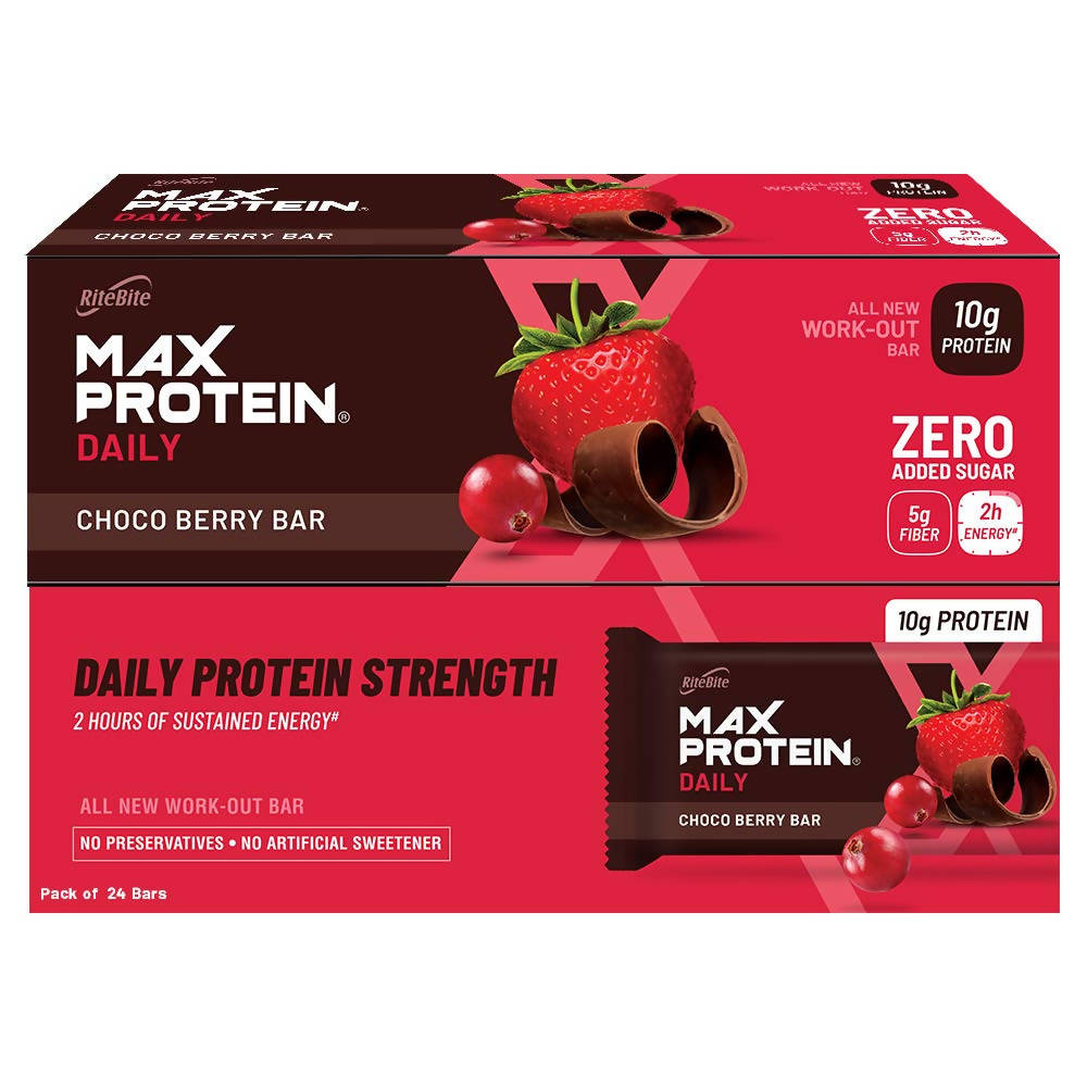 RiteBite Max Protein Daily Choco Berry Bar - Grab2buy