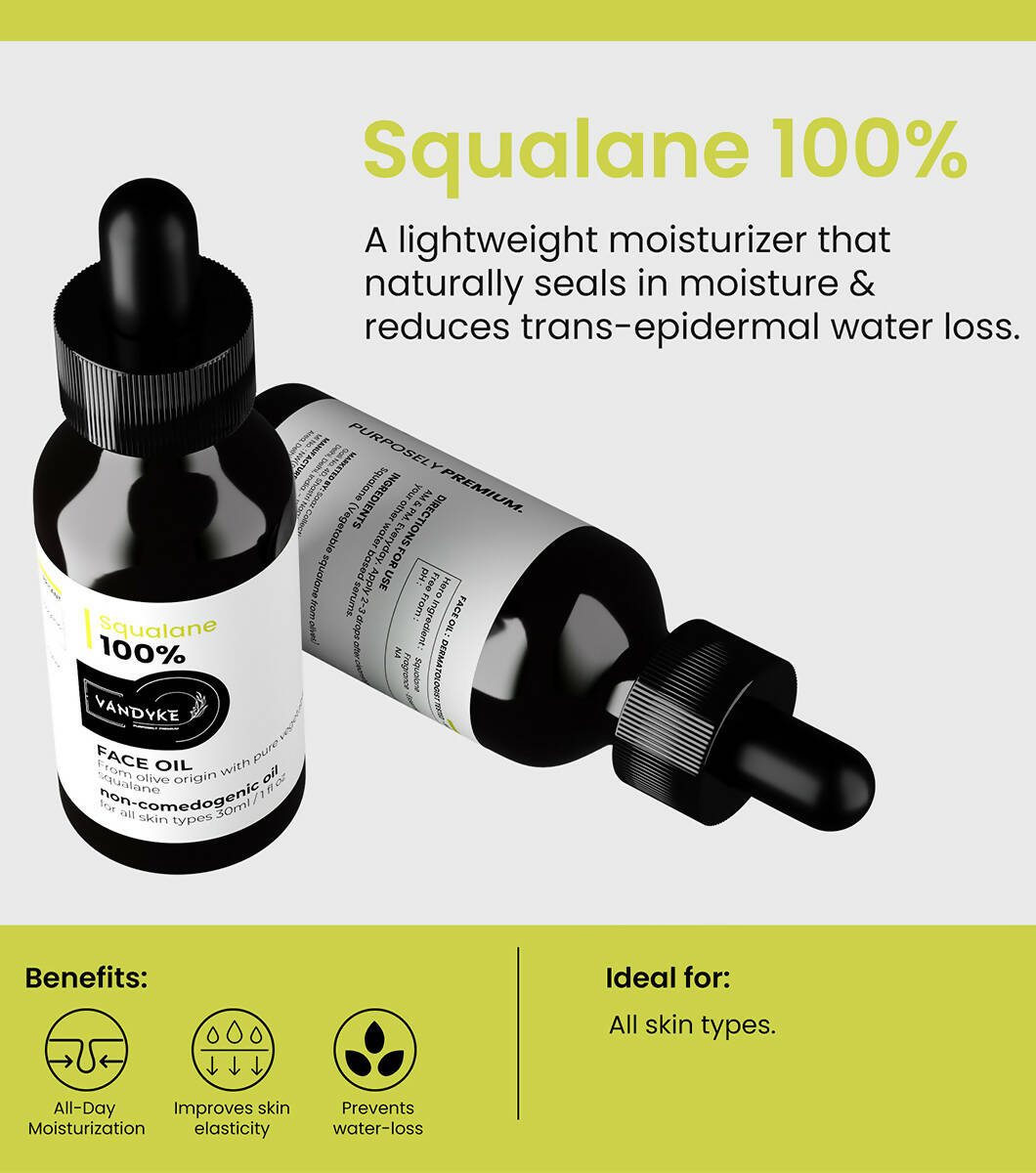 Vandyke Squalane 100% Face Oil  Grab2Buy Vandyke Grab2Buy
