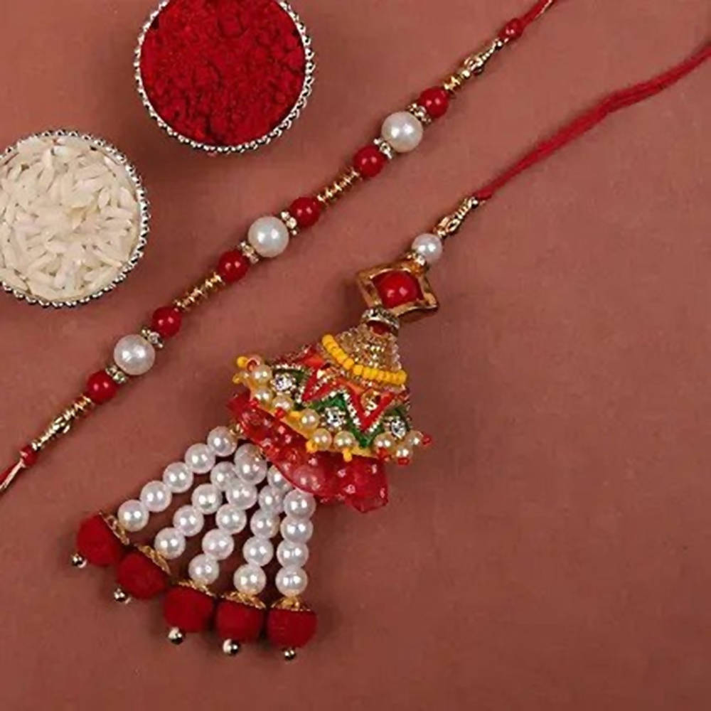 Pearl & Lumba Rakhi With Celebrations